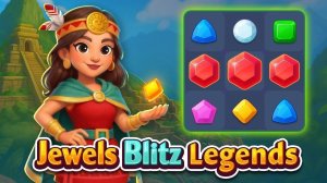 Jewel Cascade Match Puzzle