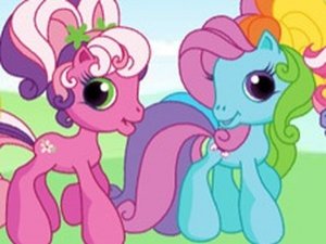 Pony Curtains Up Matching Puzzle