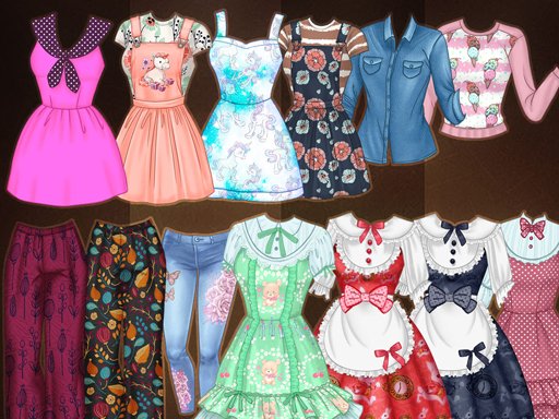Kawaii High School Fashion Game for Girl Online Dress Up Game