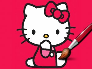 Easy Kitty Coloring Game