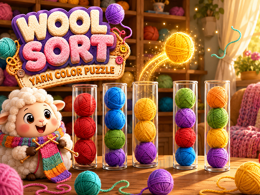 Wool Sort: Yarn Color Puzzle Online Game - Puzzle Game