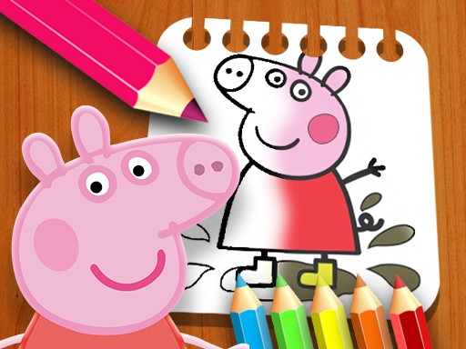 PeppaPig Coloring Book Online Game