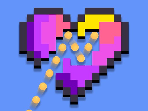 Pixel Bricks and Balls Online Arcade Game