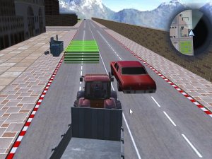 Tractor Driving Garbage Collect Online Game