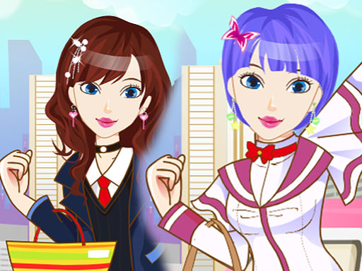 Schoolgirl Fashion Dress Up Game