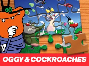 Oggy and the Cockroaches Jigsaw Puzzle Online Game