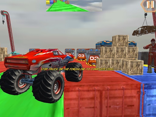 Monster Truck Driving Stunt Sim Online Game