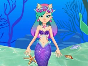 Mermaid Princess Games Online Dress Up Game