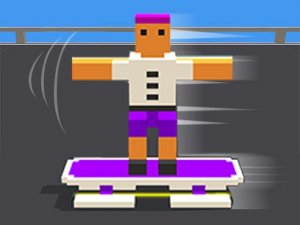 Blocky Skater Rush Online Arcade Game