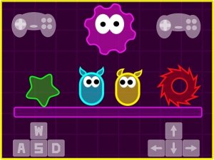 Neon Slimes Arena Bounce