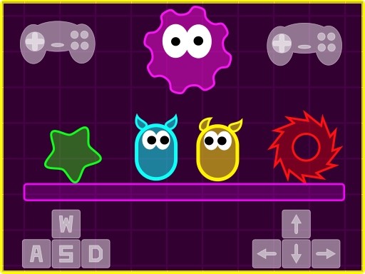 Neon Slimes Arena Bounce