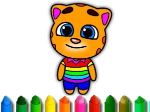 Talking Tom Coloring Book Online Game - Coloring Game
