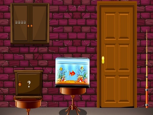 Multicolored Brick House Escape Puzzle Game