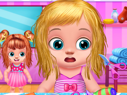 Babysitter Kids Hair Salon Online Game