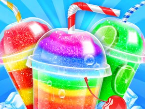 Rainbow Frozen Slushy Truck Online Game