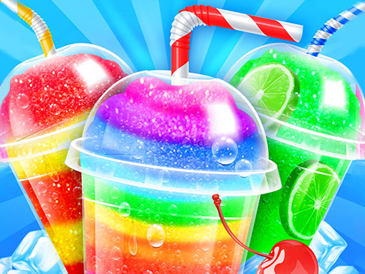 Rainbow Frozen Slushy Truck Online Game