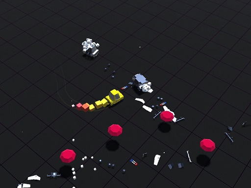 Pixel Car vs Cops 2020 Online Arcade Game