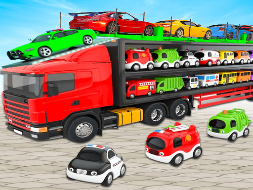 Crazy Car Transport Truck Game 2021 Driving Sim