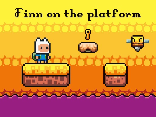 Finn on the Platform Adventure Game Arcade Game