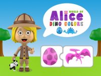 World of Alice Dino Colors Online Game