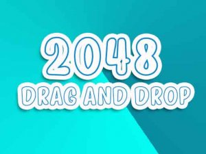 2048 Drag and Drop Puzzle Game