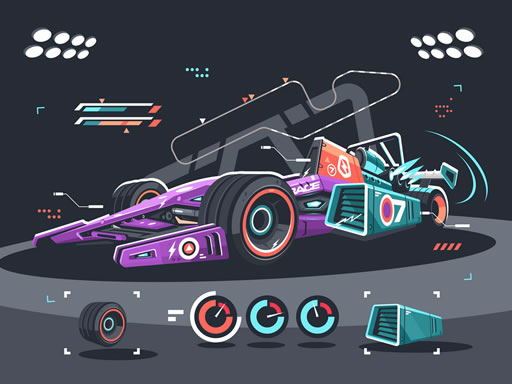 Powerful Cars Memory Game Online - Puzzle Game