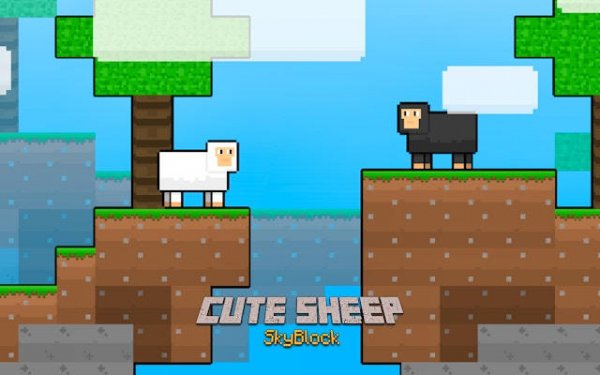 Cute Sheep Skyblock: Island Escape Adventure Online Platformer Game