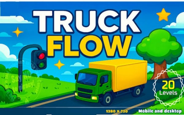 Truck Flow: Traffic Logic Puzzle Online Game