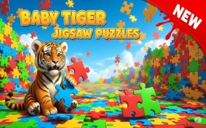 Baby Tiger Jigsaw Puzzle Game Online