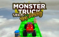 Monster Truck Stunts Sky Driving: Offroad Stunt Game Online