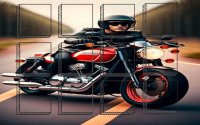 Motorcycles Photo Image Scramble Puzzle Online Game