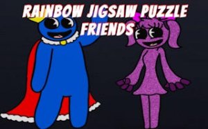Colorful Jigsaw Puzzle Friends