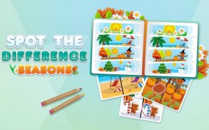 Spot the Difference - Seasons Puzzle Game Online