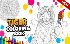 Tiger Coloring Book Online Game