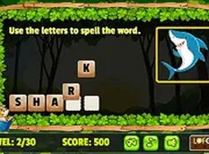 Picture Word Builder Puzzle