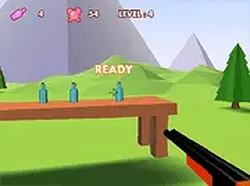 3D Bottle Pop Precision Game